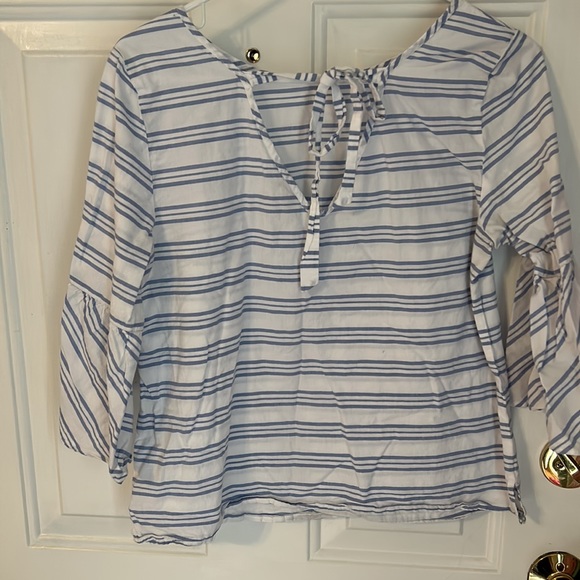 JCrew Factory Bell Sleeve top - 6 - Picture 4 of 6